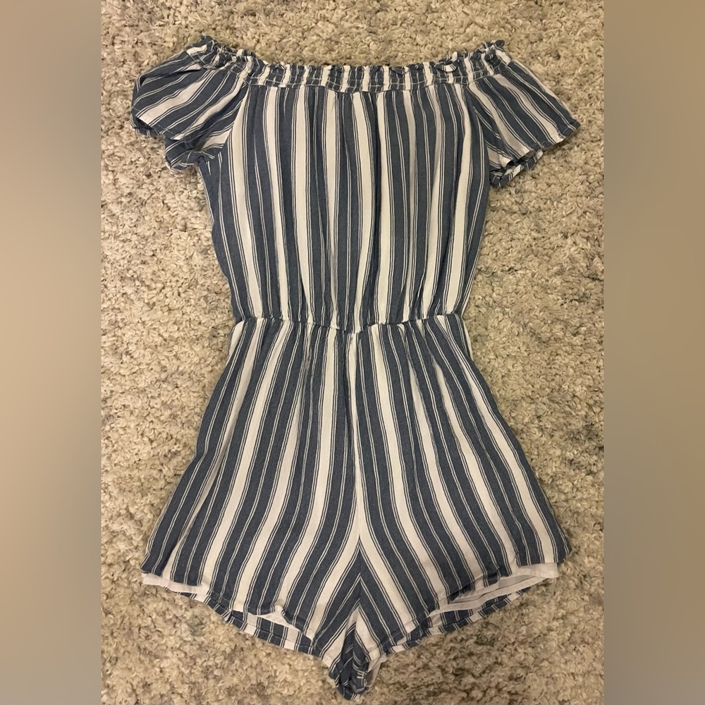 off the shoulder romper